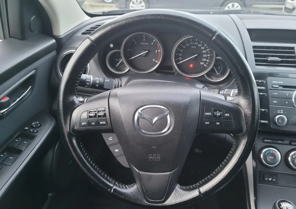 Mazda 6 cena 24990 przebieg: 190000, rok produkcji 2011 z Kutno małe 407